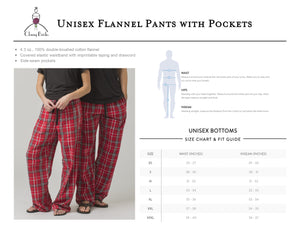 Mr. and Mrs. Personalized Flannel Pajamas