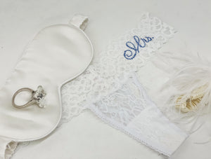 Darling Lace Mrs. Thong, Mrs. Underwear, Wedding Day Underwear