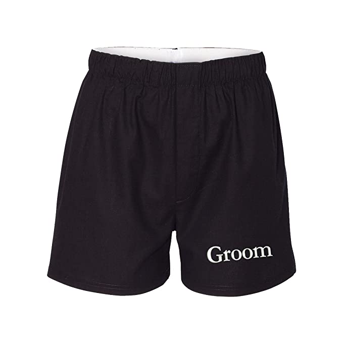 Wedding Day, Groom's Personalised Men's Boxer Briefs – Weasel and Stoat