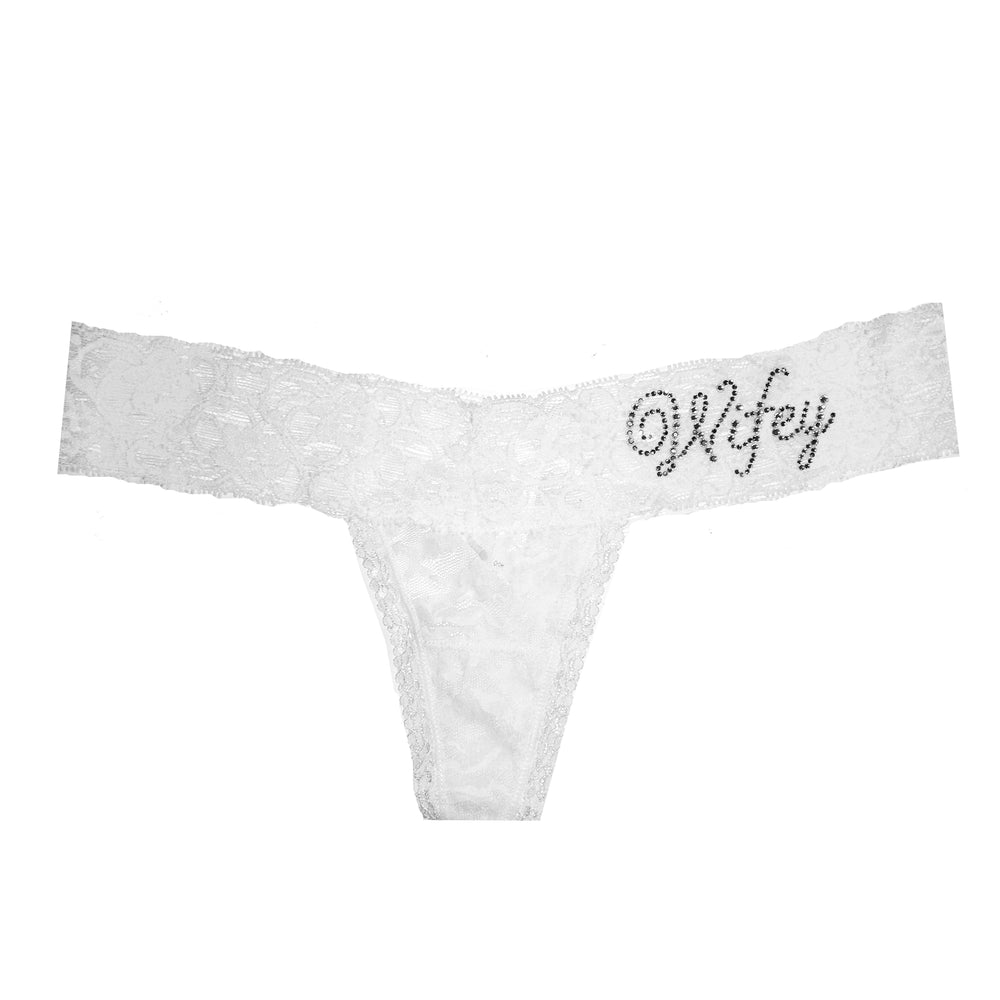 1PCS 100% Organic White Cotton Comfy Ladies Thong Panties With Cute Bow Women's  Underwear Handmade Bridal Lingerie 